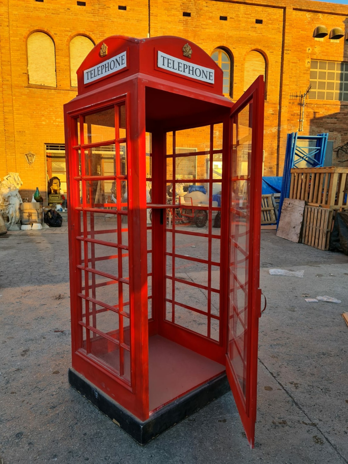 cabina telefono publico est int madera 237x85-89x85-89 (250eu) 1u